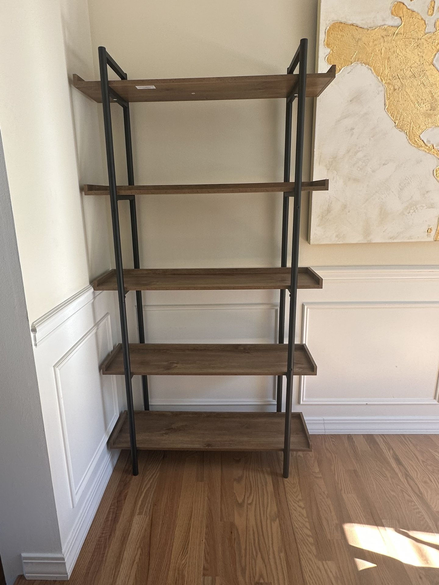 Bookshelf Wood And Iron