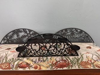 Partylite Black Metal Candle Holder