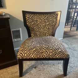 Leopard Print Chair 