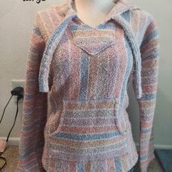 Poncho Sweater Womens L