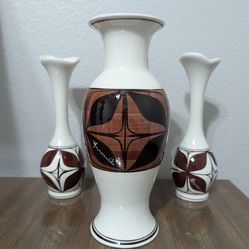 Set of Pohaku Kiln Hawaiian Vases