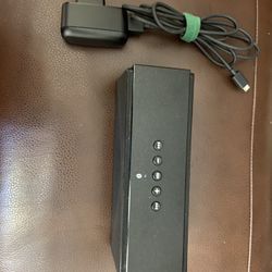 Dual 3W Speaker With Built In Microphone Black