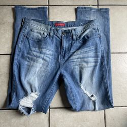 Mens Guess destress jeans