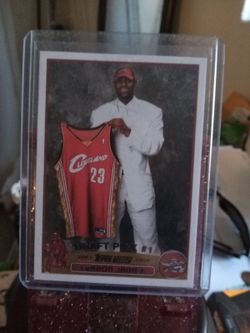 LeBron James Roomie Card 