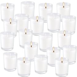 arm White Unscented Votive Candles-