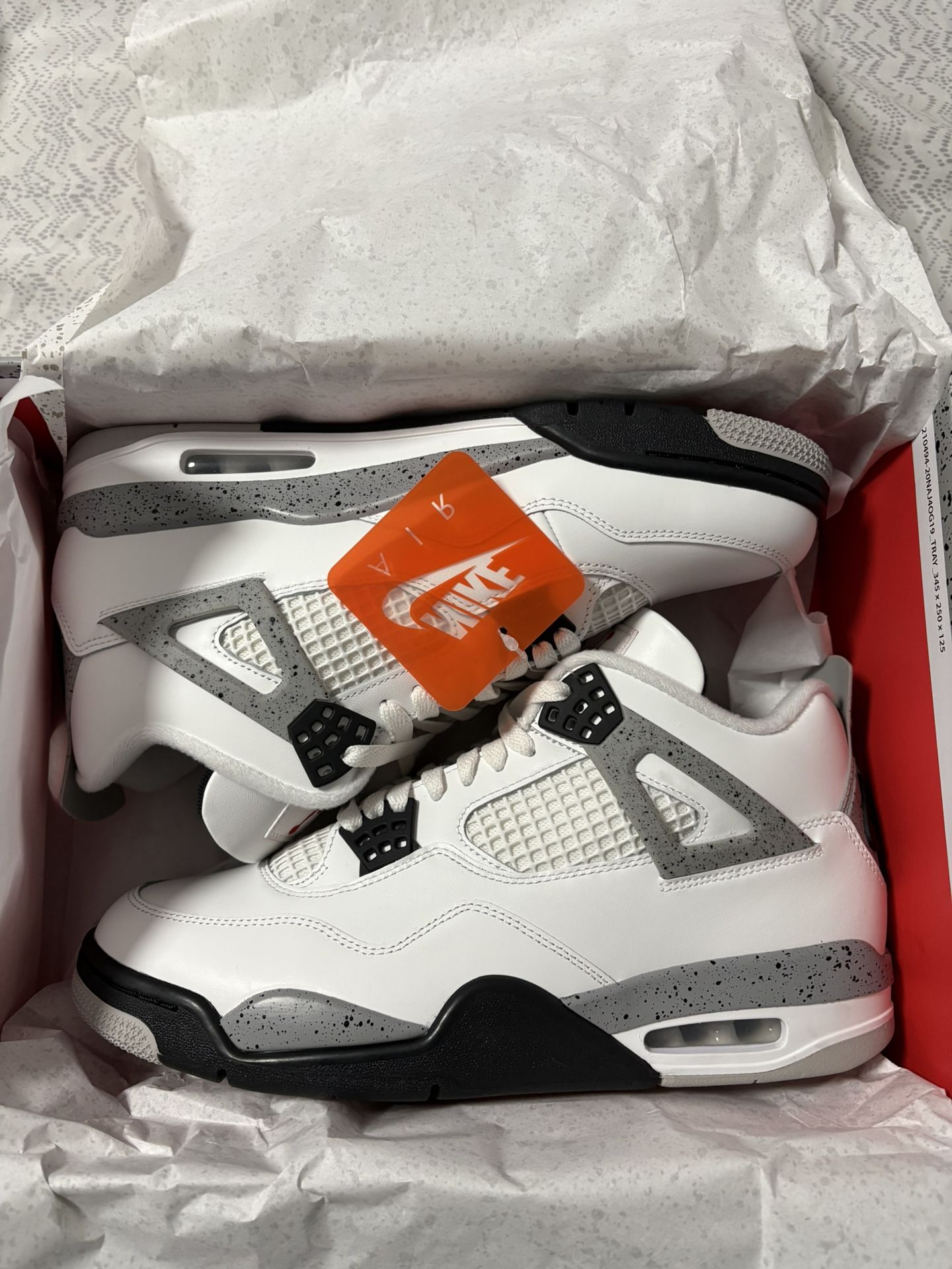 Jordan 4 Retro White Cement