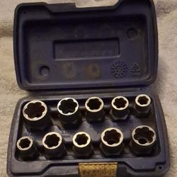 Bolt Extractor Socket Set – 10pc