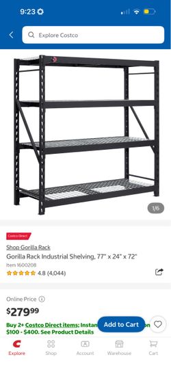 Gorilla industrial shelving units (2)
