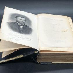 Ulysses S. Grant Personal Memoirs of U.S. Grant Vol.2 Charles L. Webster & Co. 1885 - distressed