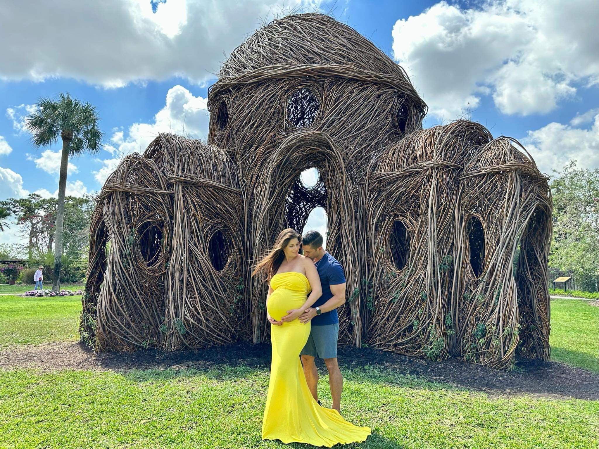 Yellow Maternity Photoshoot Dress