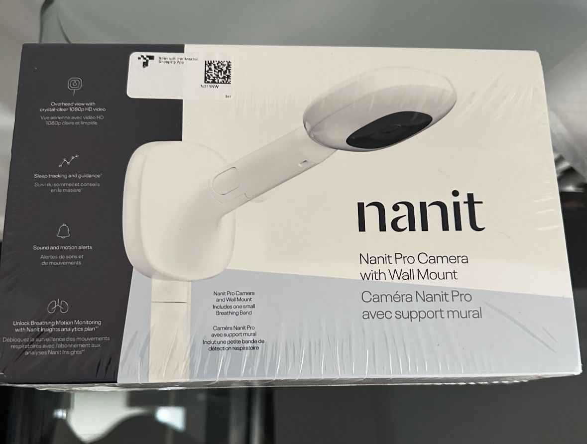 Nanit Pro N311NW HD Baby Camera with Sleep Tracking and Breathing Monitoring NEW