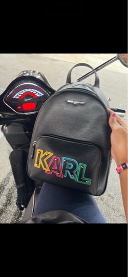 Karl Lagerfeld Black Backpack
