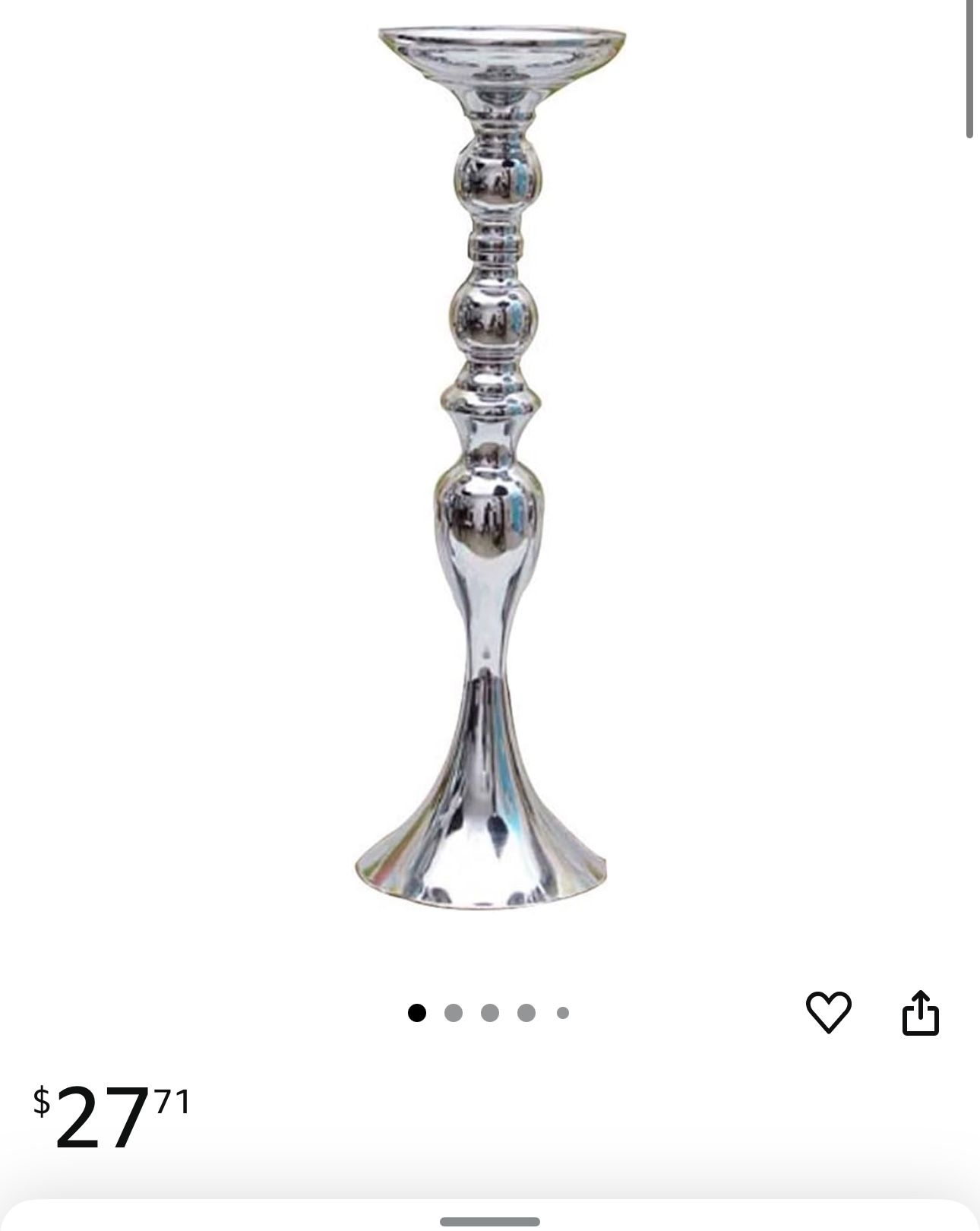 Chrome Center Pieces