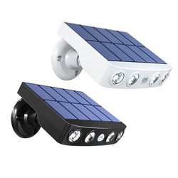 Solar Lights Outdoor with 3 Lighting Modes, Motion Sensor Security Lights,IP65 Waterproof（2 pack）