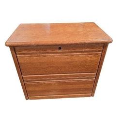 Two Drawers Wood File Cabinet (2 AVAILABLE)
