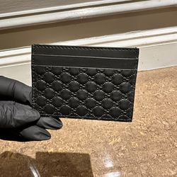 Gucci Microguccissima Card Case Black. Brand New