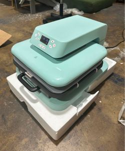 HTVRONT Auto Heat Press Machine for T Shirts with Auto Release, 15X15, Blue