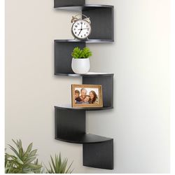 2 Corner Wall Mounted Shelves 