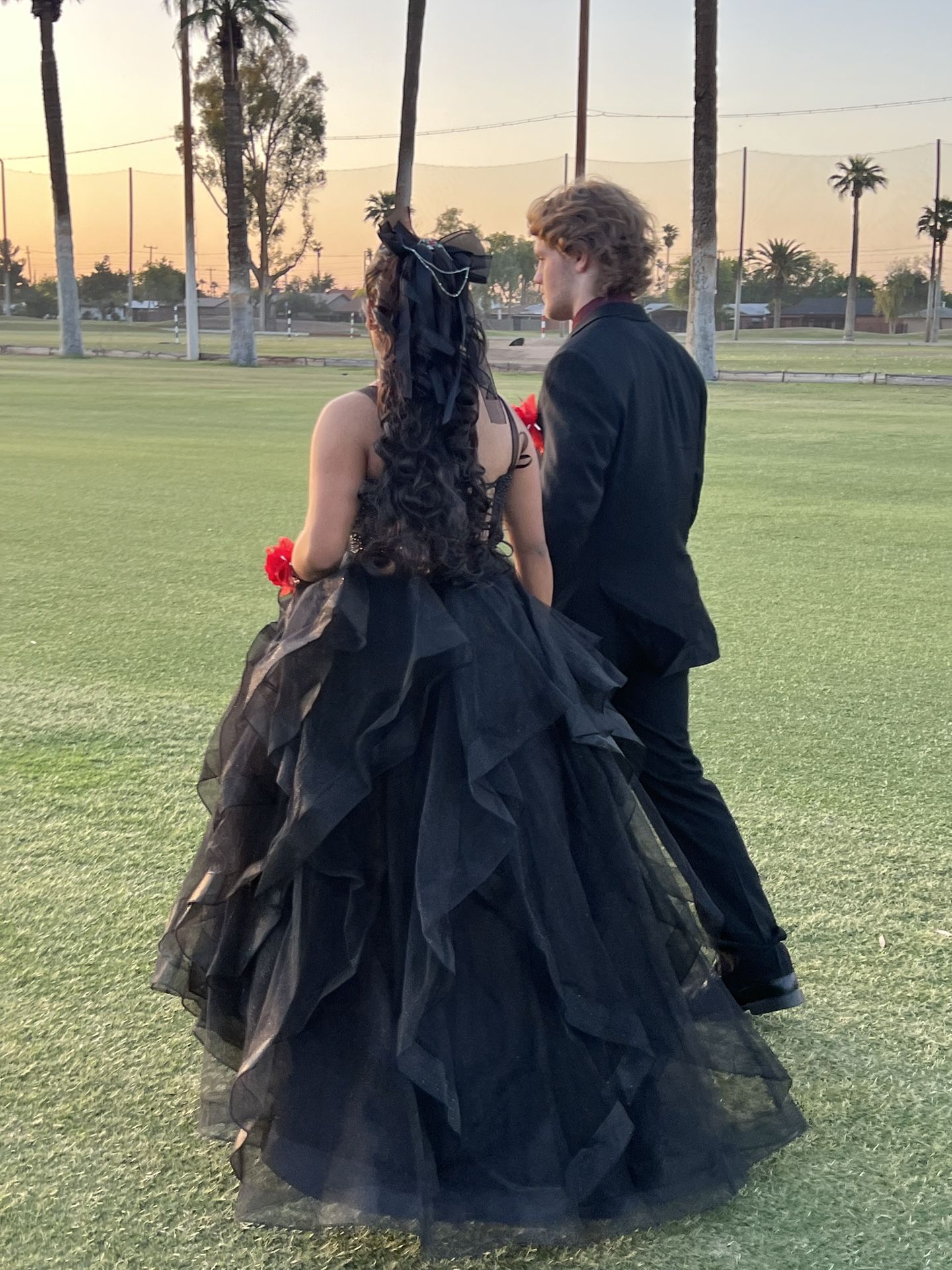 Black Dress with petticoat