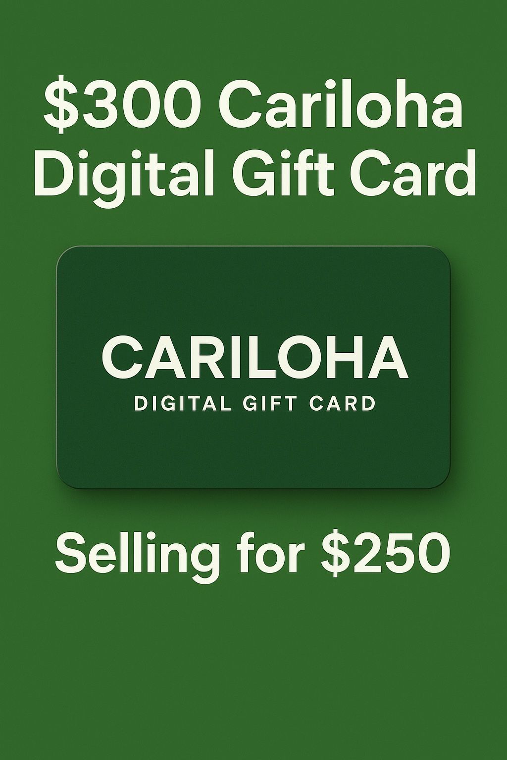 Cariloha digital gift card 