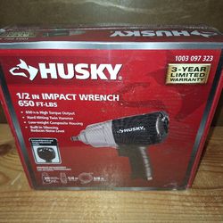 Husky Air Impact Wrench 1/2 Inch Drive