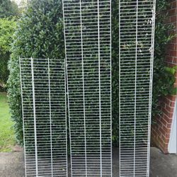Set Of 3 Wire Shelves 