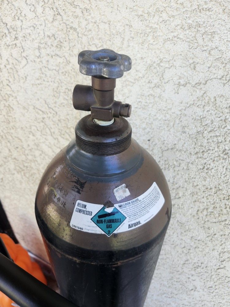 Empty Helium Tank