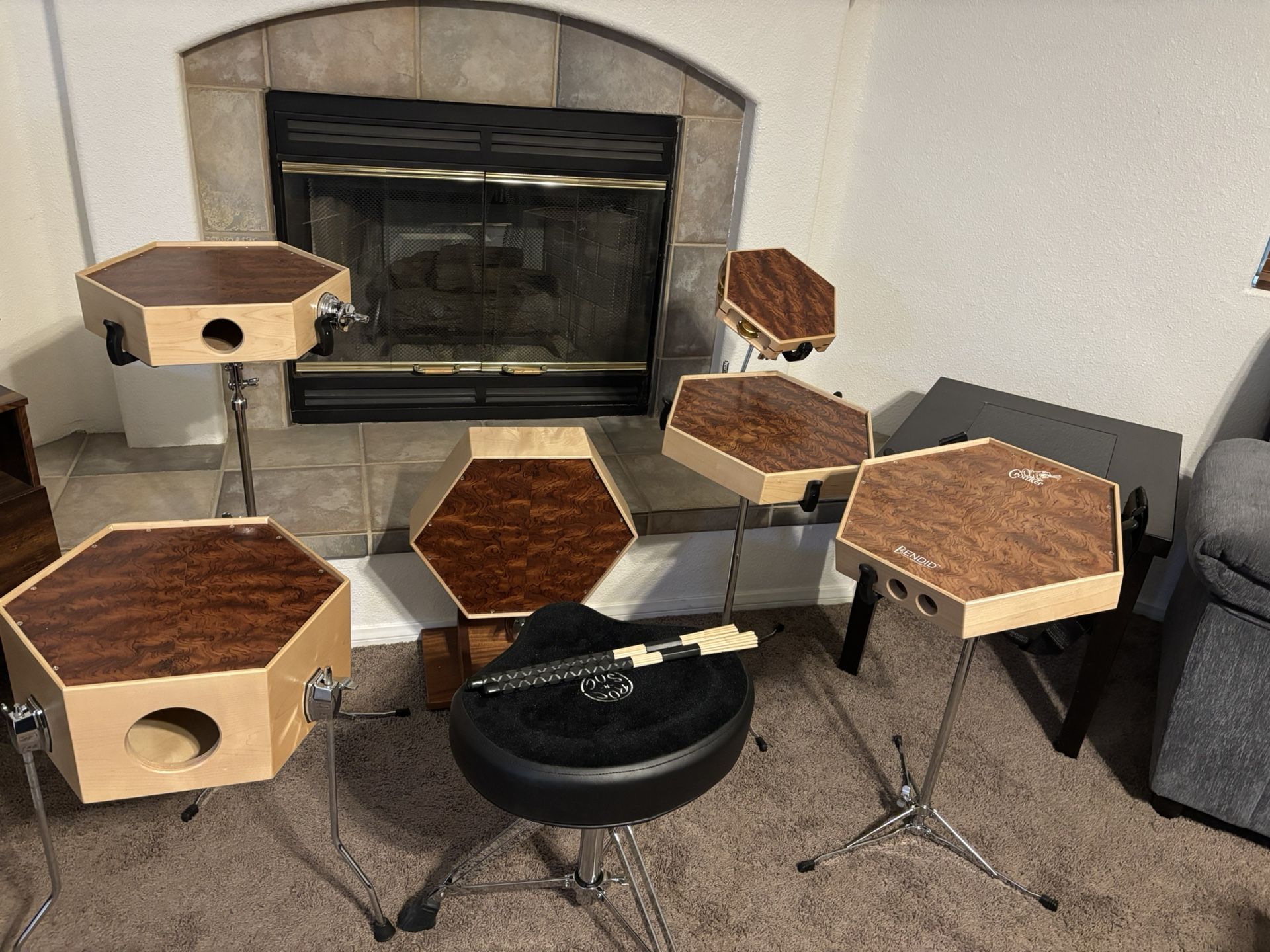 Croaker Percussion Brush Box Kit  