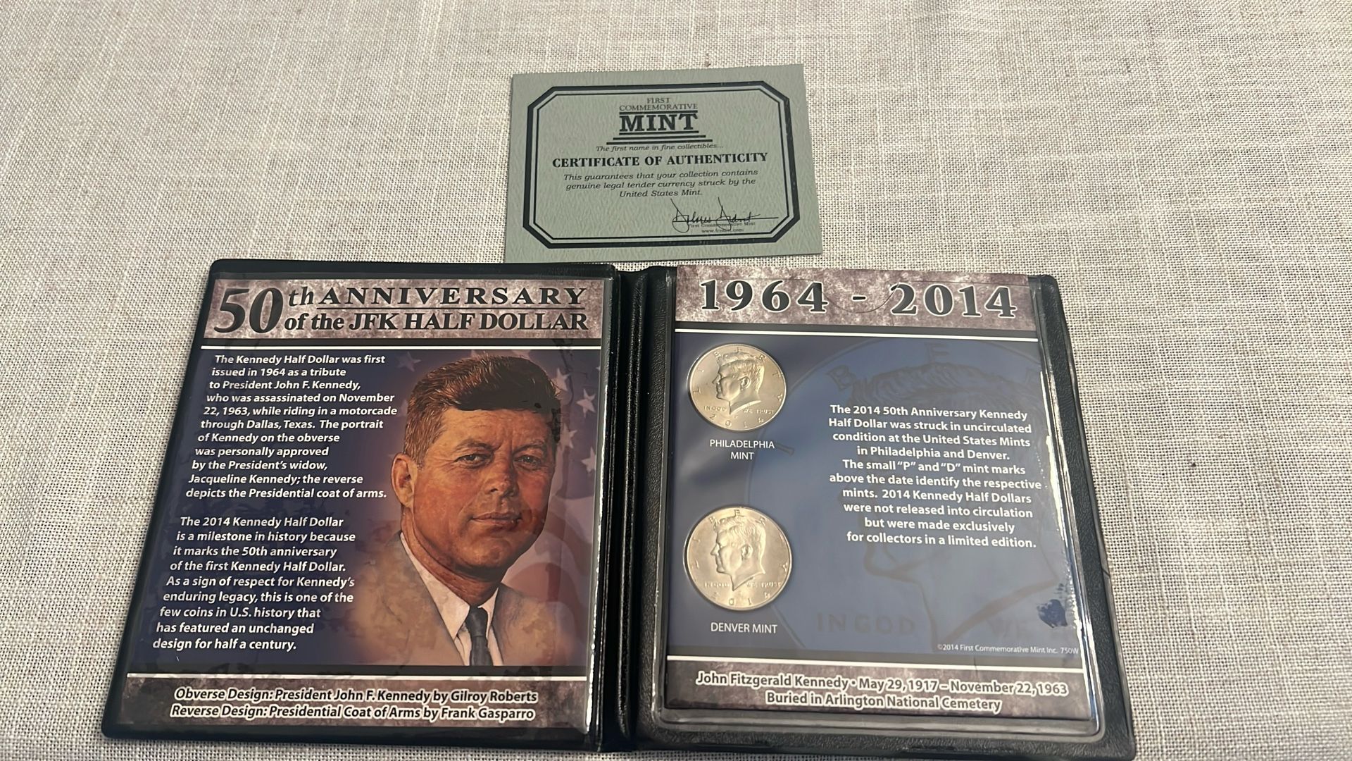 50th Anniversary Of JFK Half Dollar 