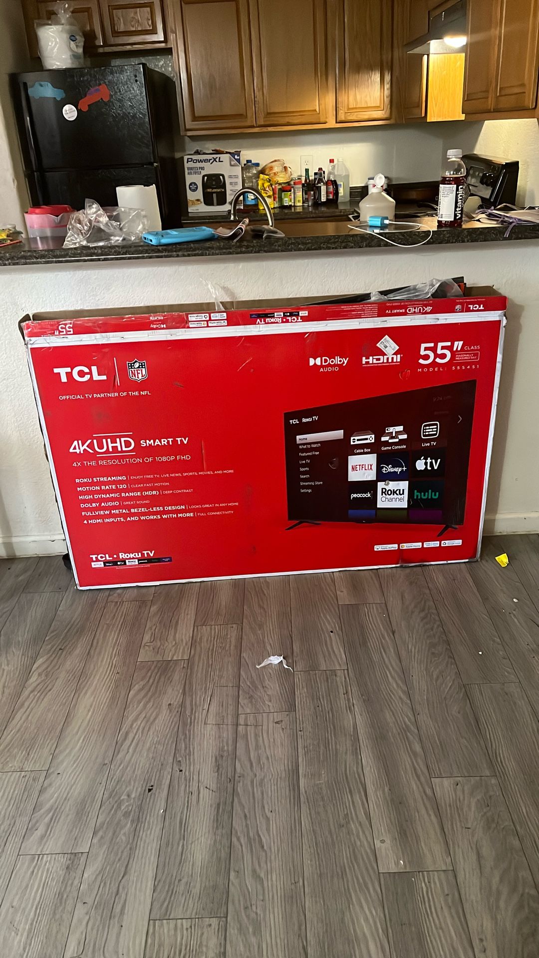 TCL 55” Roku