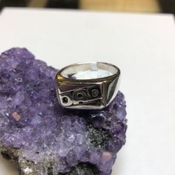 .925 Silver Dad Ring 
