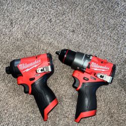 Milwaukee M12 Fuel Brushless Drills New Tools Only 