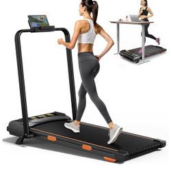 Walking Pad Treadmill with Incline Dust Blue
