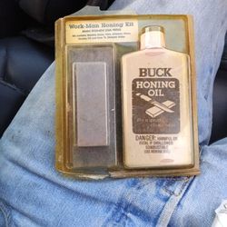 Vintage Work Man Honing Kit