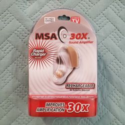MSA 30X Sound Amplifier, Rechargeable and Lightweight

   Ig