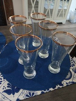 Cups With Gold Color Trim