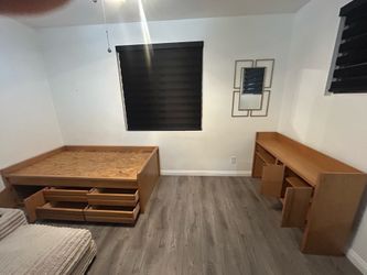 Kids Bed frame and tv stand