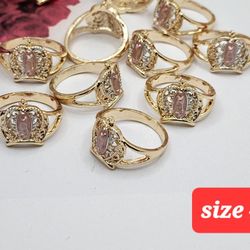 Virgin Mary Rings Gold-plated    .