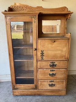 ANTIQUE DESK BOOKSHELF - $100 (Mesa)