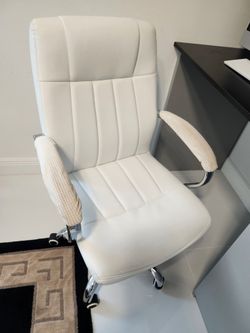 White desk chairs