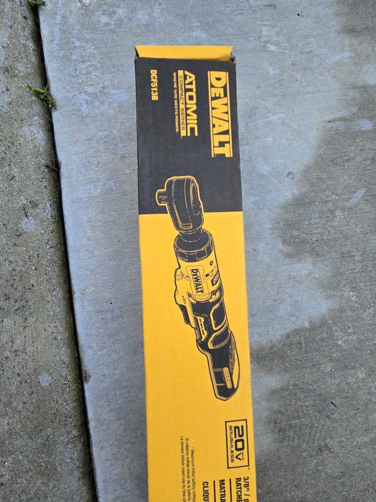 Dewalt 20v Atomic Ratchet Wrench 3/8 Brand New Tool Only