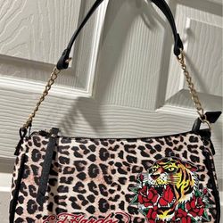 Ed Hardy Cheetah Purse 