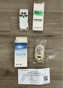 NEW Universal Ceiling Fan Remote Control New in Box $5 each