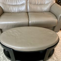 Leather Loveseat Recliner 