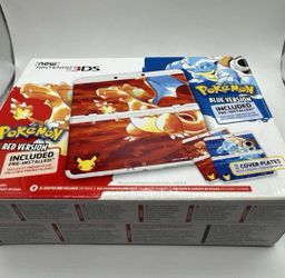 New Nintendo 3DS Handheld Console 20th Anniversary Pokemon Red And Blue Edition MAKE AN OFFER