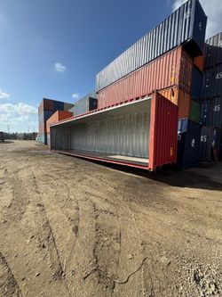 40FT HIGH CUBE OPEN SIDE SHIPPING CONTAINER – WIND & WATERTIGHT | HEAVY DUTY STORAGE SHED | CONNEX BOX (PROFESSIONALLY MODIFIED)