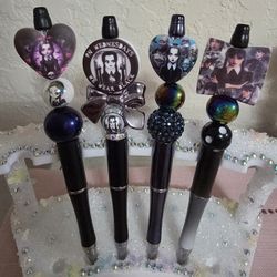 Wednesday Beaded Pens