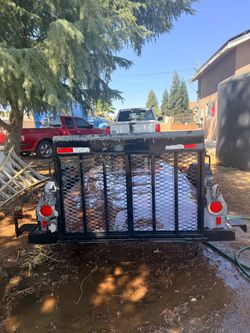 Single Axle Utility Trailer with Ramp Gate