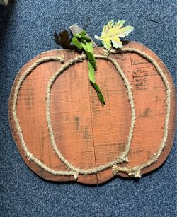 arge Rustic Wooden Pumpkin Fall Décor 🎃