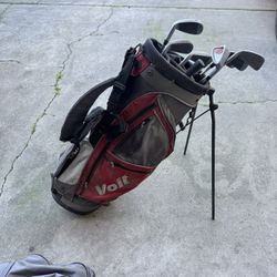 2 Golf Bags + Mixed Clubs Lot (Voit XP / Dunlop) — Take All $100